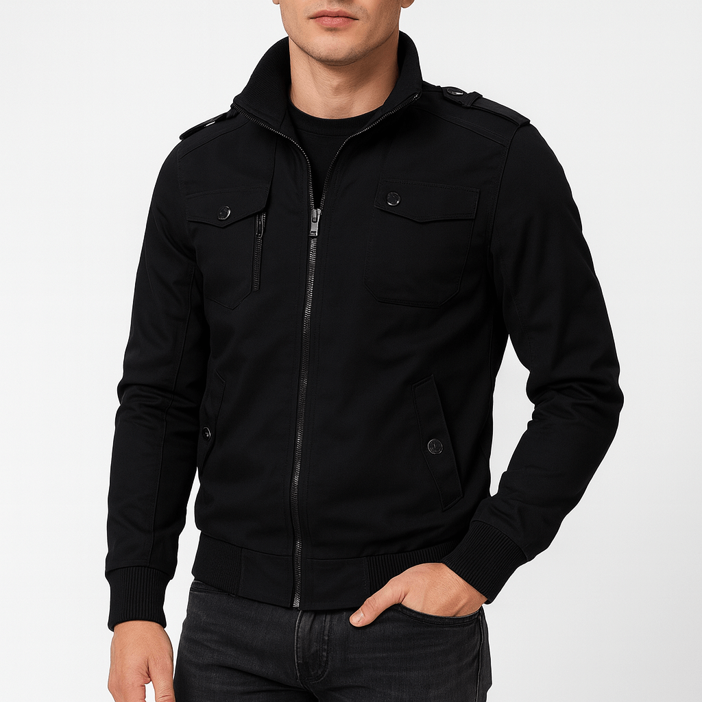 LUXEOUTFIT | Epauletten-Bomberjacke 0