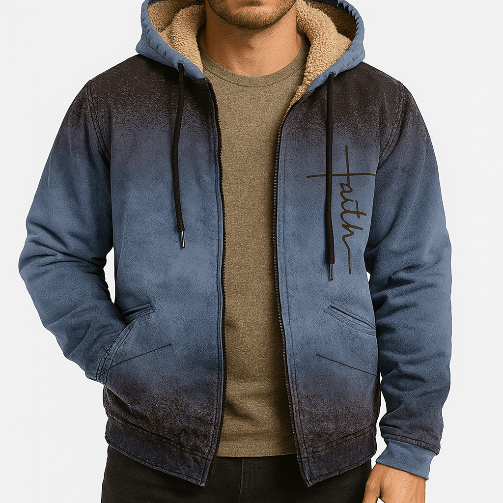 LUXEOUTFIT | Fleecegefütterte Kapuzenjacke 2