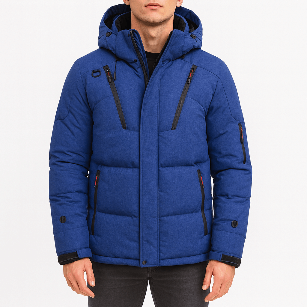 LUXEOUTFIT | Gefütterte Winterjacke mit Kapuze 3