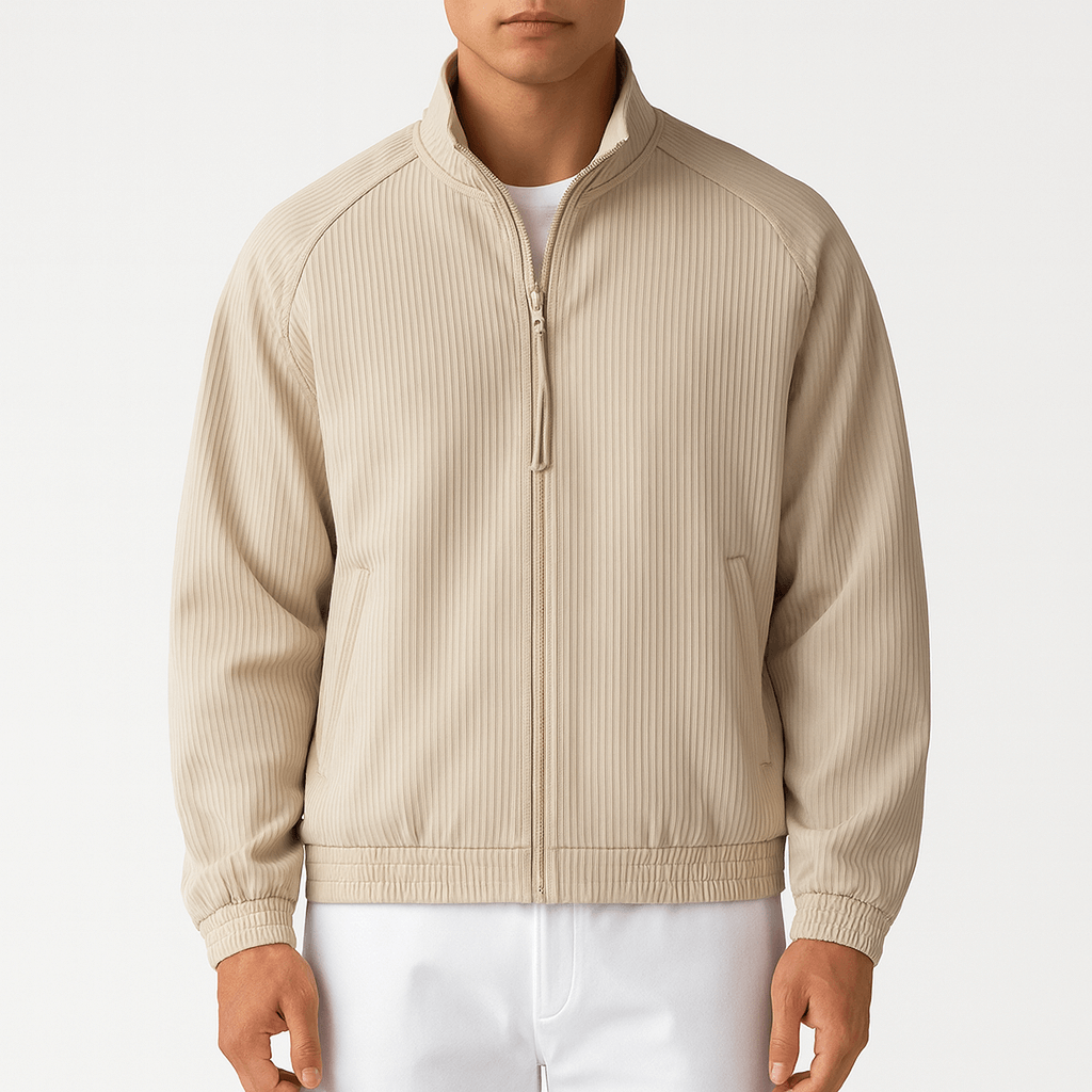 LUXEOUTFIT | Gerippte Freizeitjacke 0
