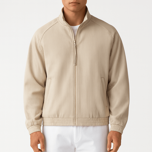 LUXEOUTFIT | Gerippte Freizeitjacke 0