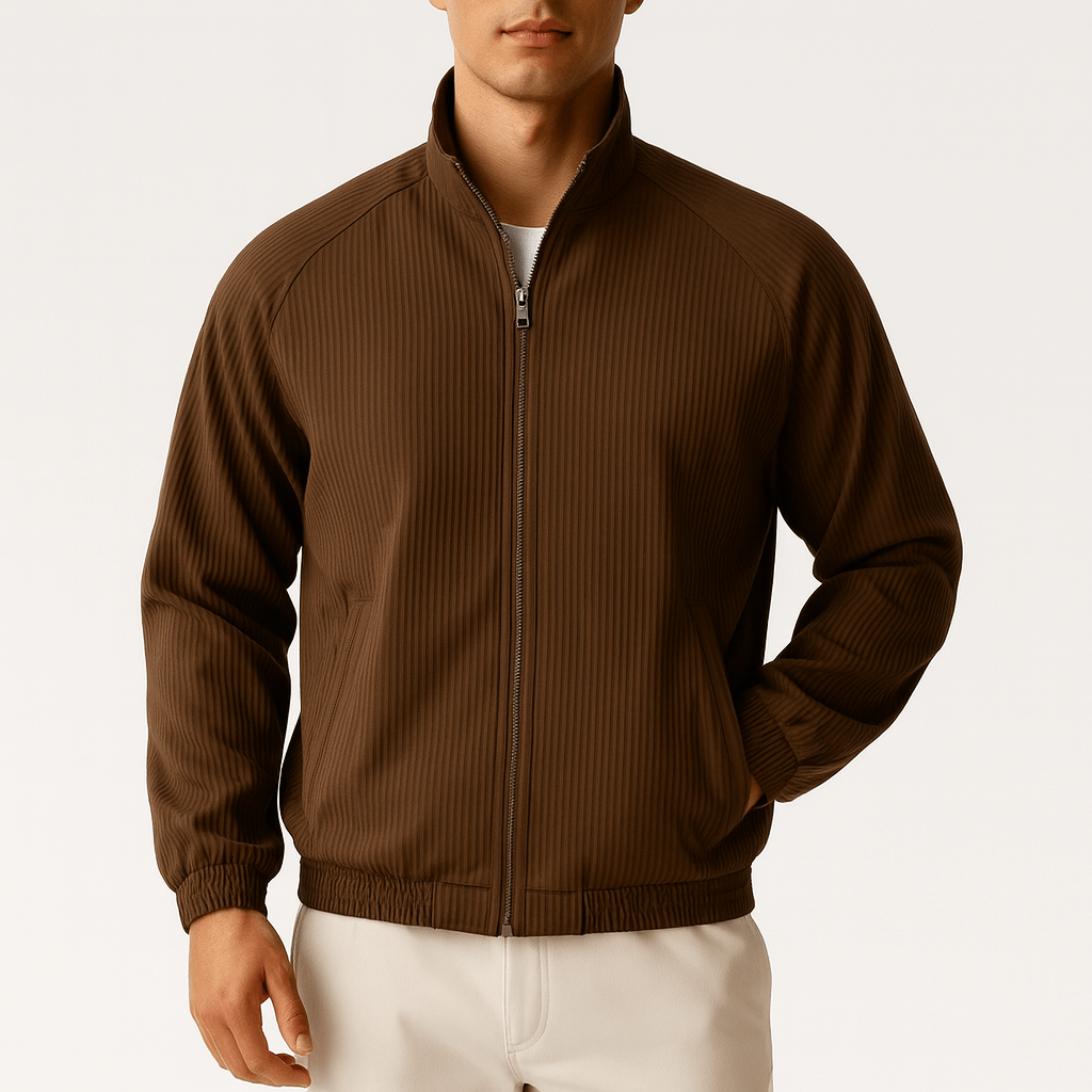 LUXEOUTFIT | Gerippte Freizeitjacke 2