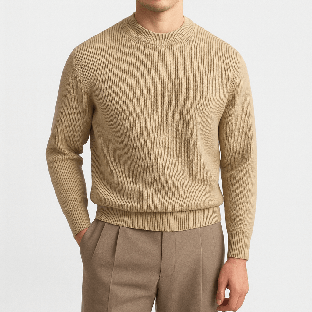 LUXEOUTFIT | Gerippter Wollpullover 3