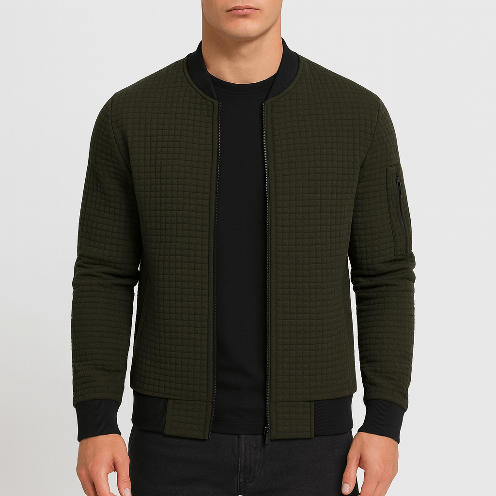 LUXEOUTFIT | Gesteppte Bomberjacke mit Reißverschluss 1