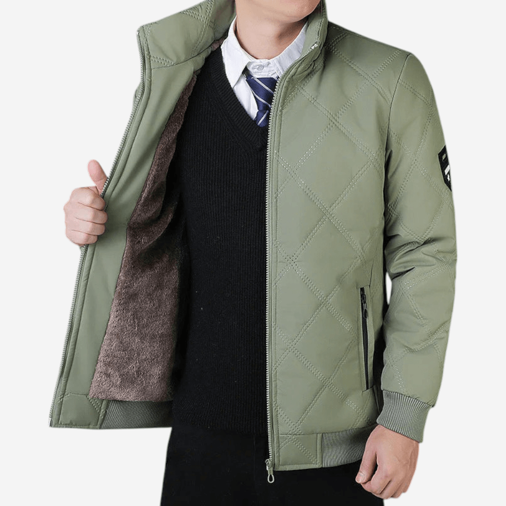 LUXEOUTFIT | Gesteppte Jacke mit Reißverschluss 0