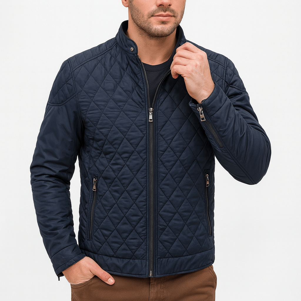 LUXEOUTFIT | Gesteppte Jacke mit Reißverschluss 1