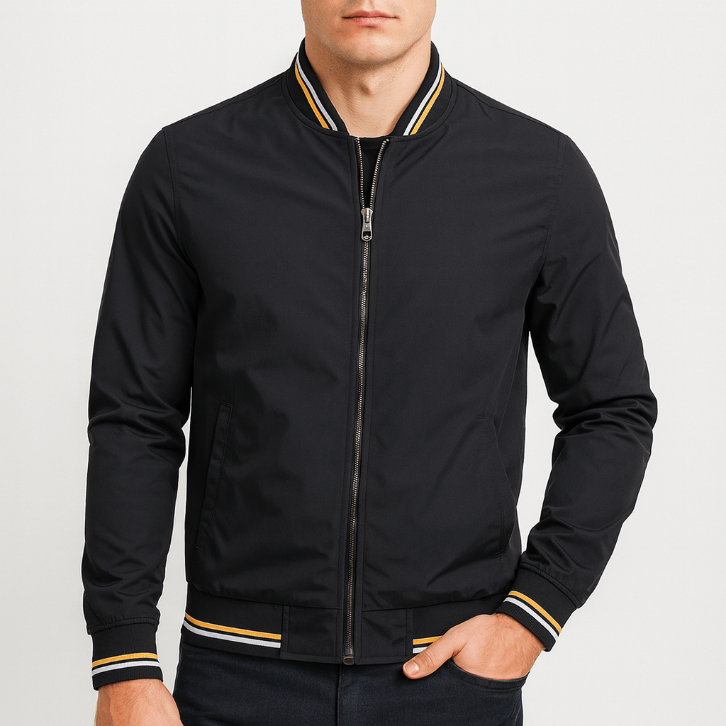 LUXEOUTFIT | Gestreifte Bomberjacke 1
