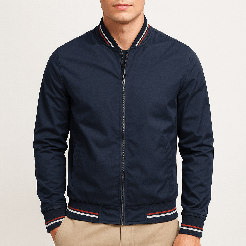 LUXEOUTFIT | Gestreifte Bomberjacke 2