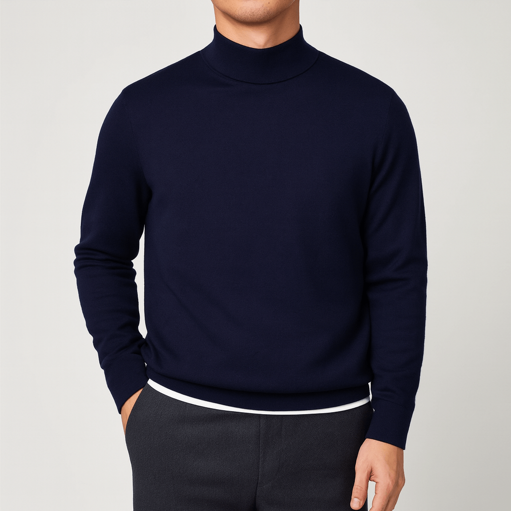 LUXEOUTFIT | Halber Rollkragenpullover 1