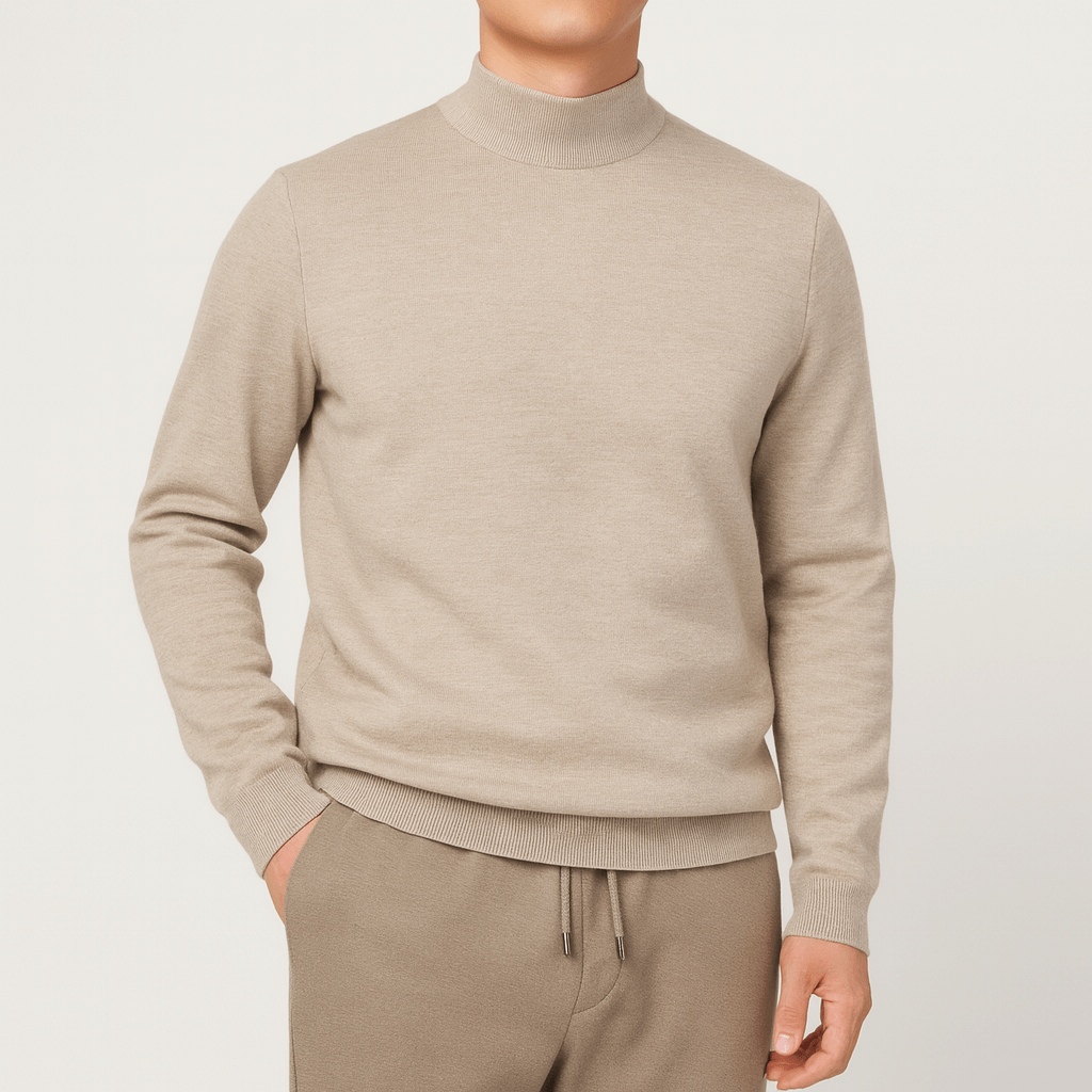 LUXEOUTFIT | Halber Rollkragenpullover 4