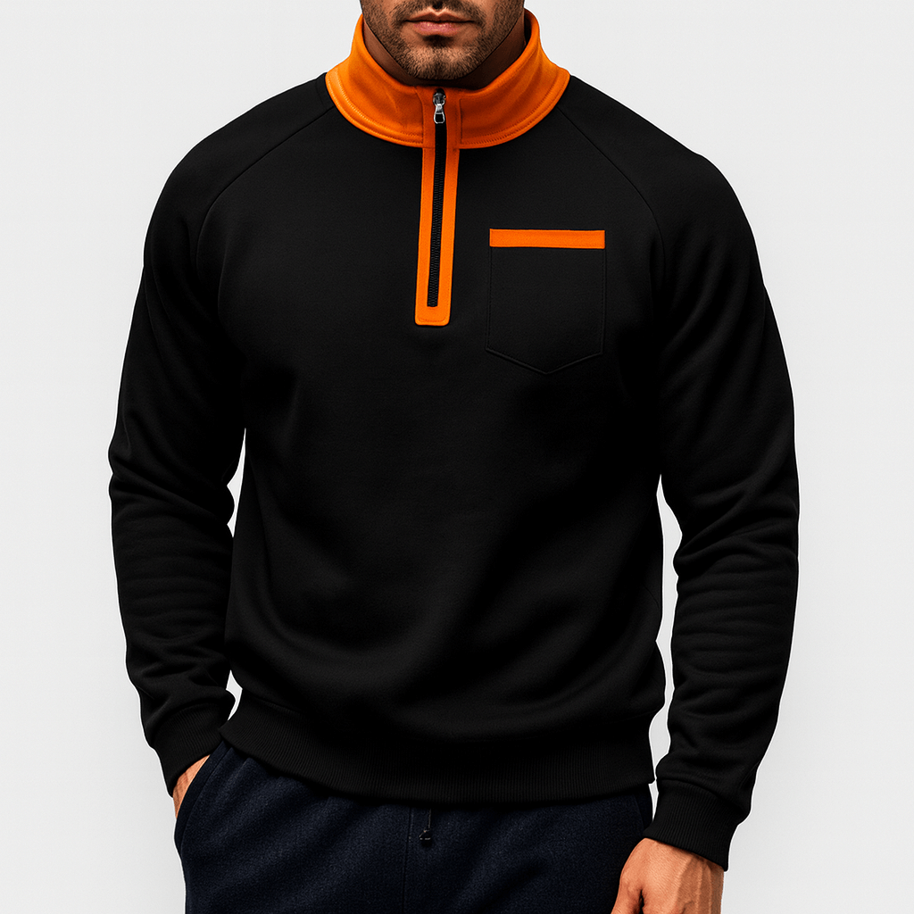 LUXEOUTFIT | Halber Strickpullover 0