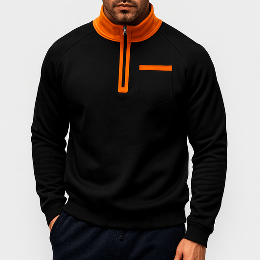 LUXEOUTFIT | Halber Strickpullover 0