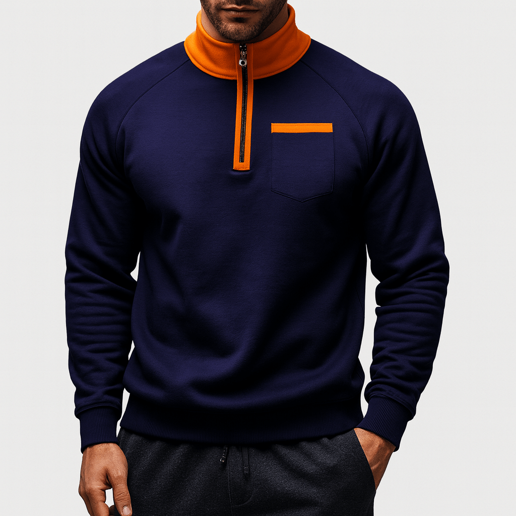 LUXEOUTFIT | Halber Strickpullover 1