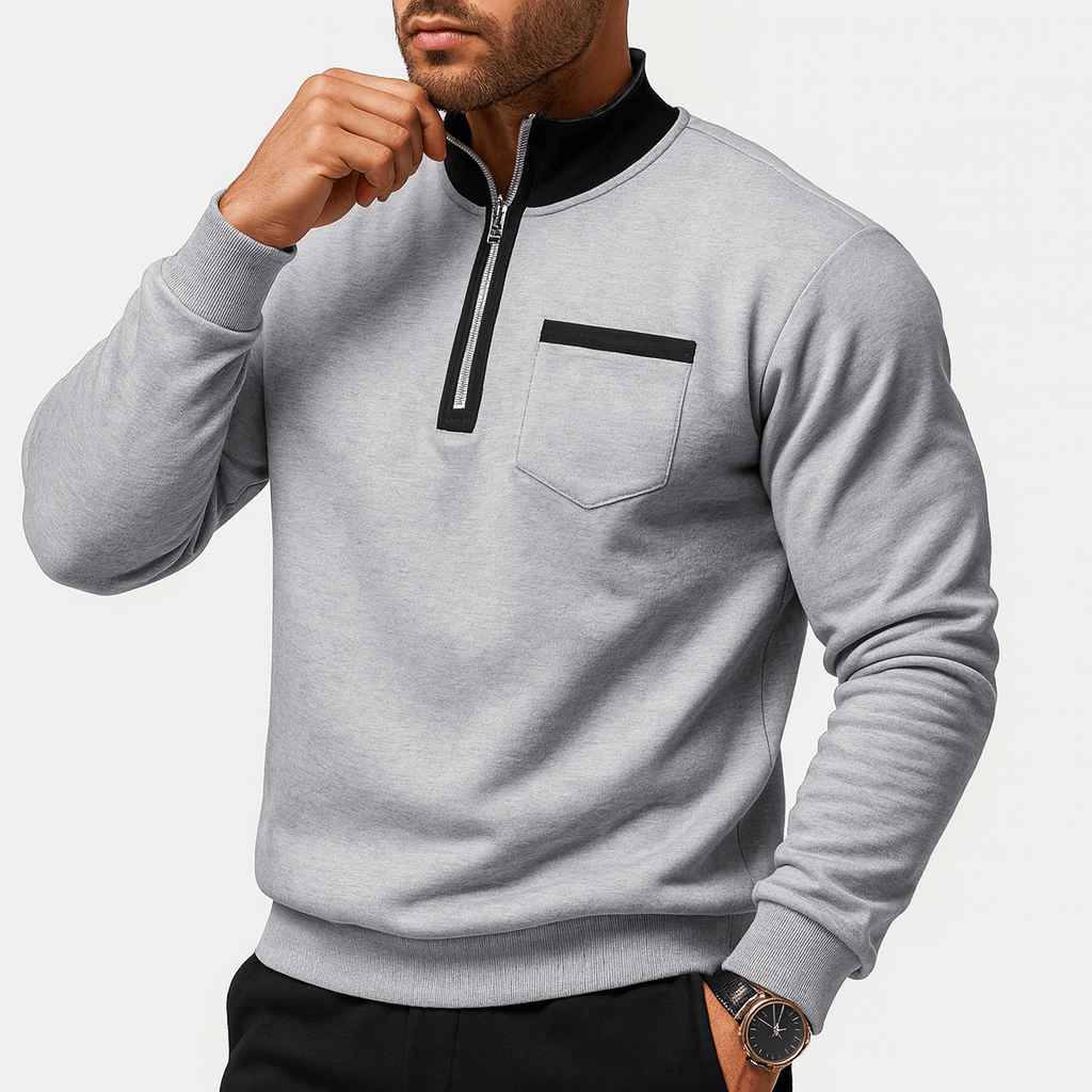 LUXEOUTFIT | Halber Strickpullover 2