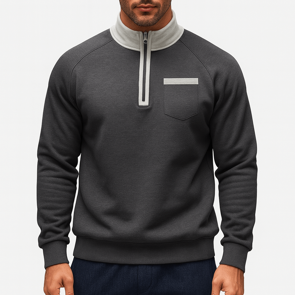 LUXEOUTFIT | Halber Strickpullover 3