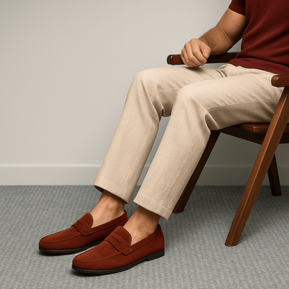LUXEOUTFIT | Hochwertige Wildleder-Loafer 2