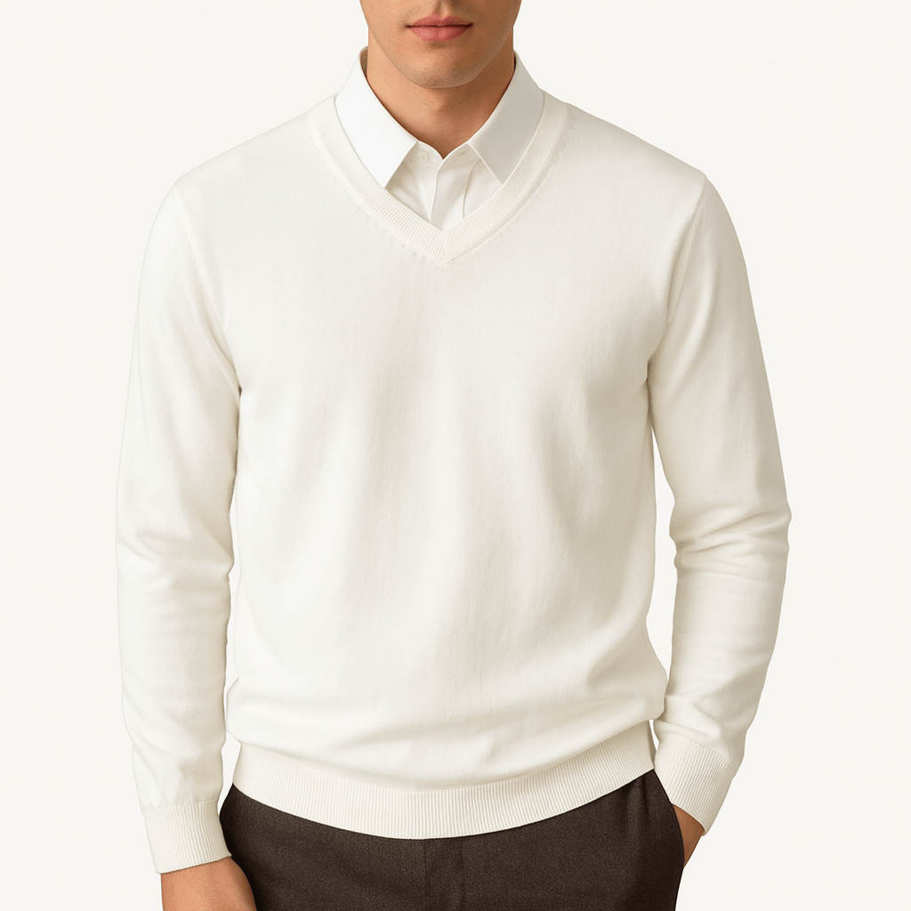 LUXEOUTFIT | Ibrahim Pullover mit V-Ausschnitt 3