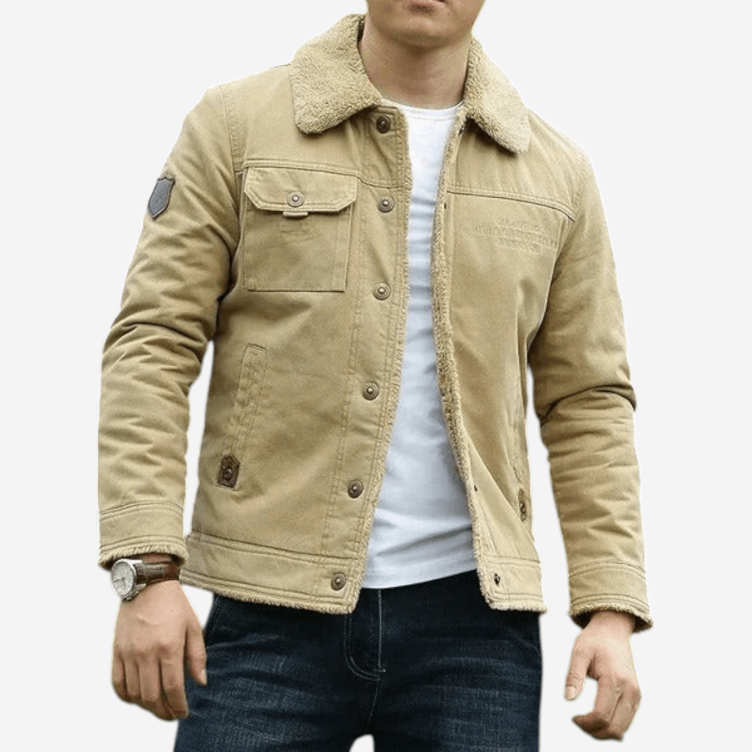 LUXEOUTFIT | Jacke mit Sherpa-Futter 1