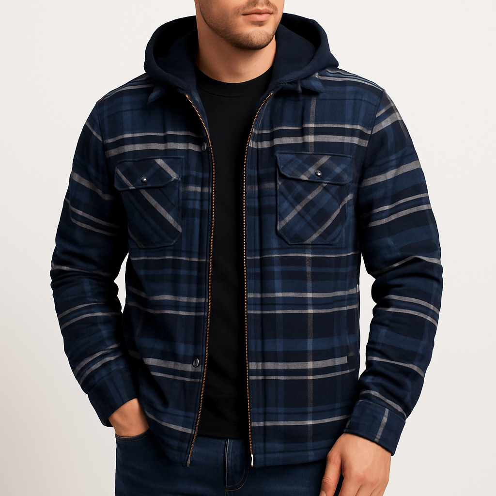 LUXEOUTFIT | Karierte Bomberjacke 1