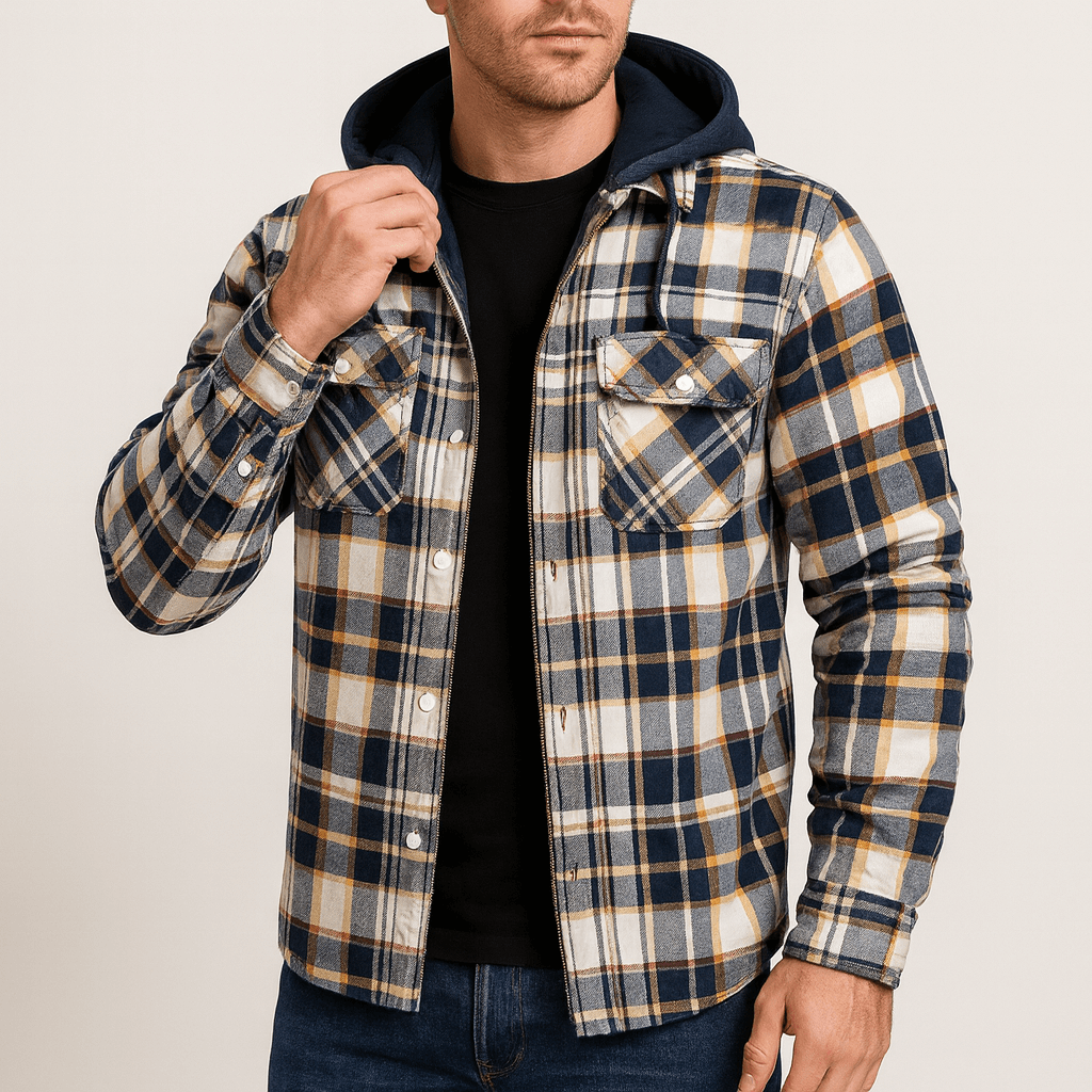 LUXEOUTFIT | Karierte Bomberjacke 2