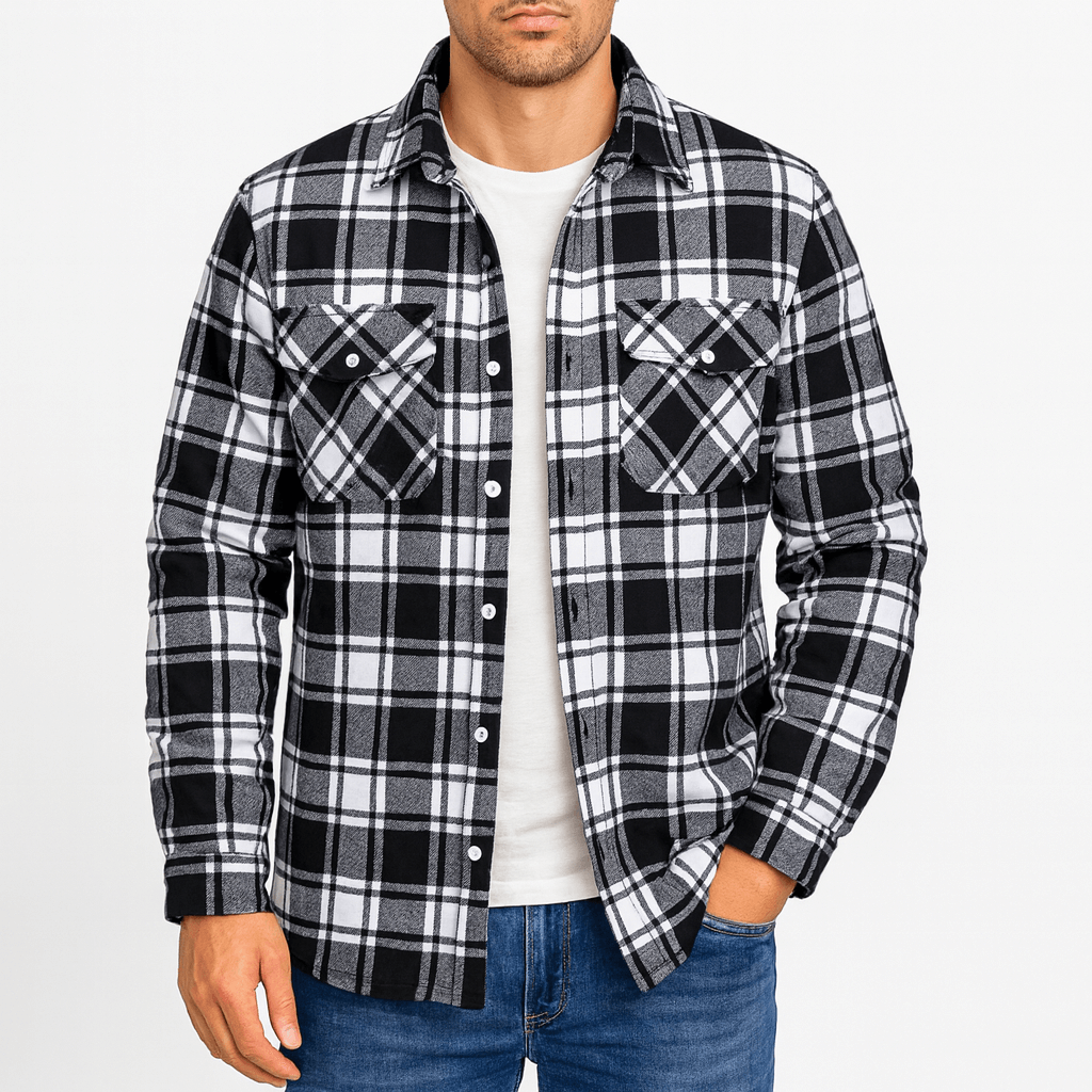LUXEOUTFIT | Karierte Bomberjacke 3