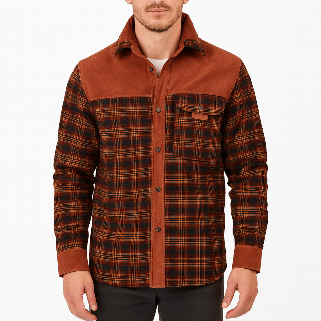 LUXEOUTFIT | Karierte Hemdjacke 2