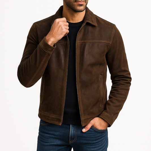 LUXEOUTFIT | Klassische Reißverschlussjacke 0