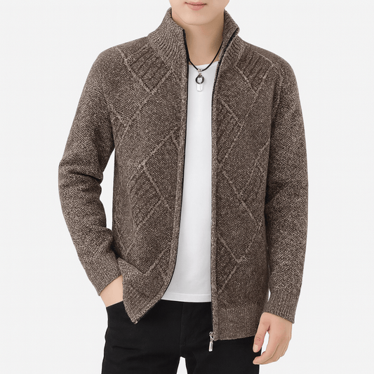 LUXEOUTFIT | Klassische Strickjacke 0