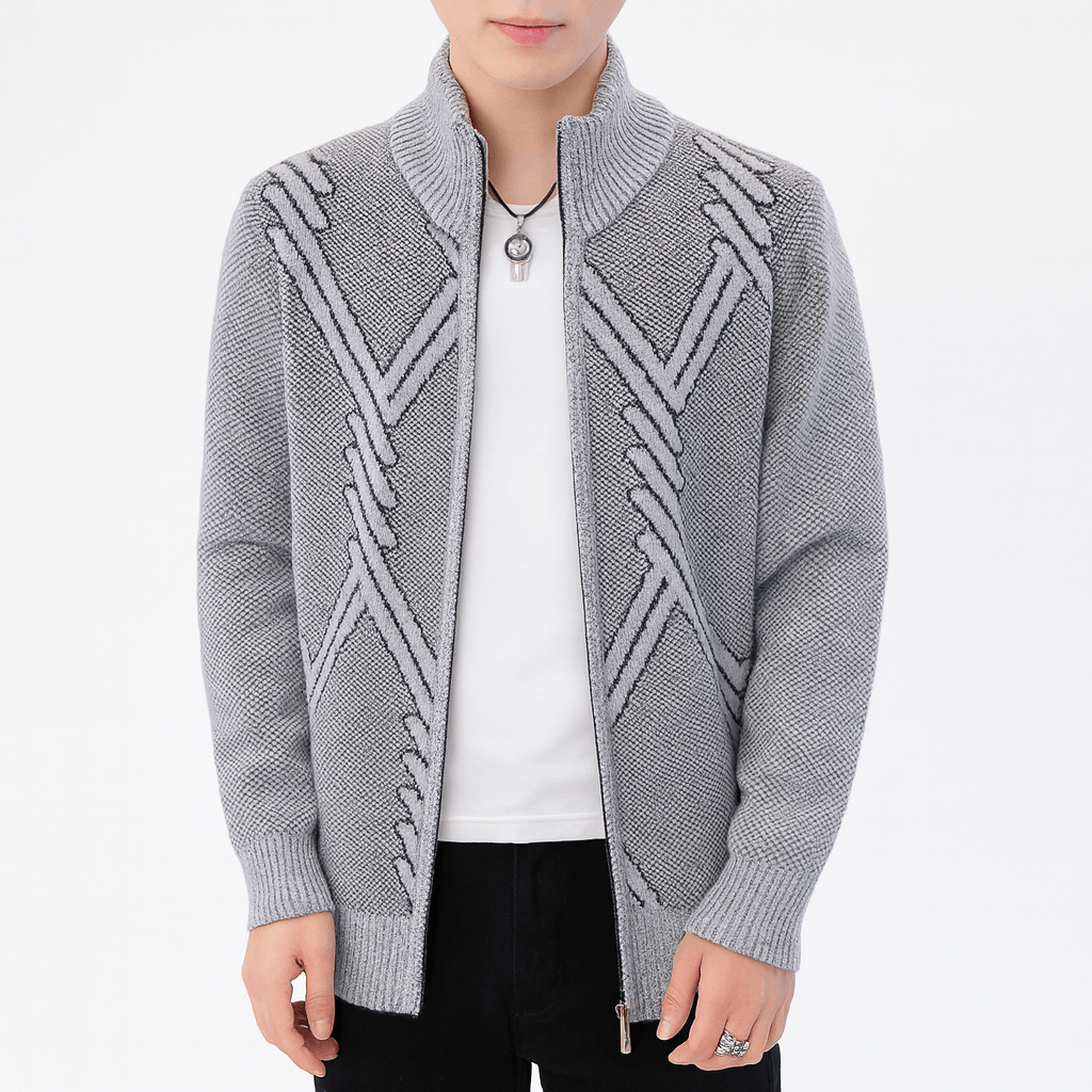 LUXEOUTFIT | Klassische Strickjacke 1