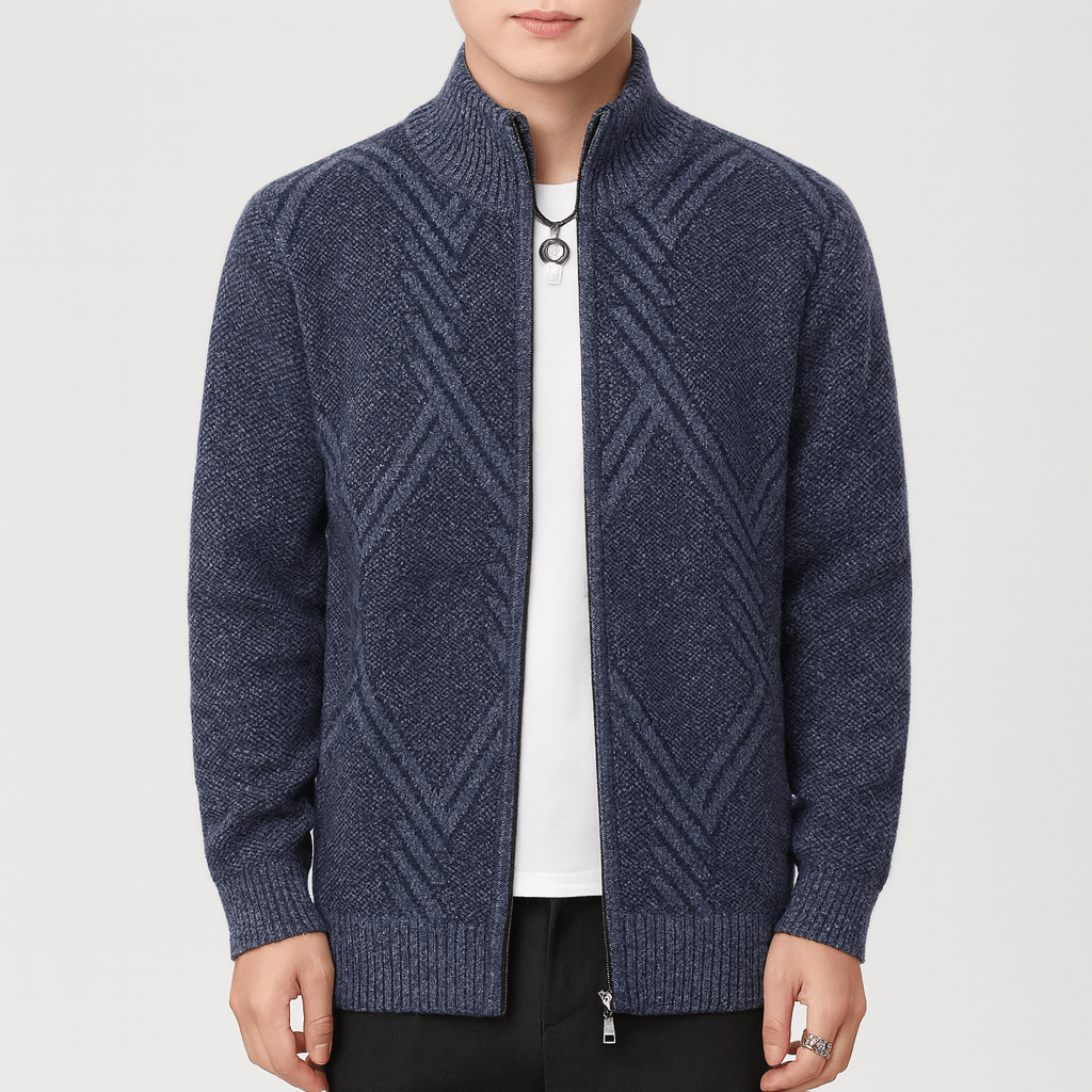 LUXEOUTFIT | Klassische Strickjacke 3