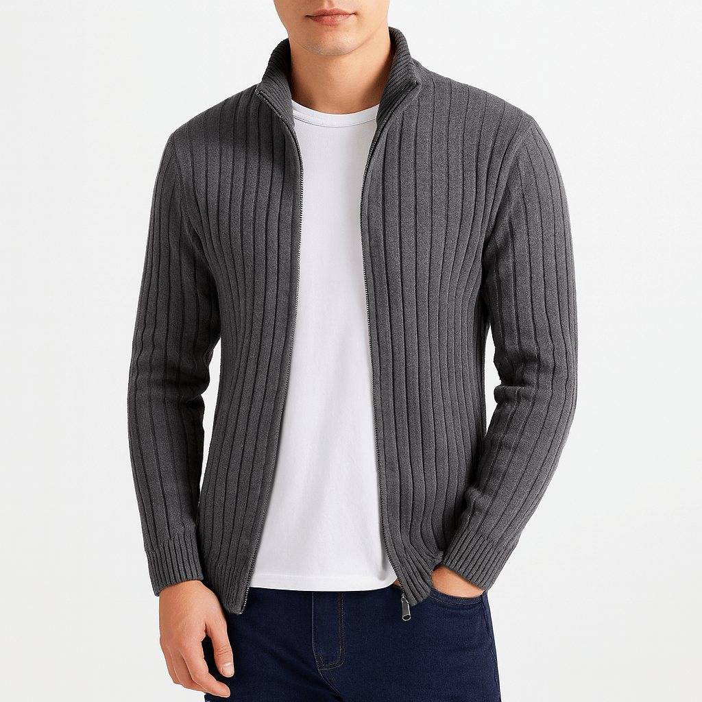 LUXEOUTFIT | Klassischer Cardigan-Pullover 1