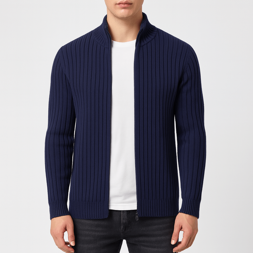LUXEOUTFIT | Klassischer Cardigan-Pullover 2
