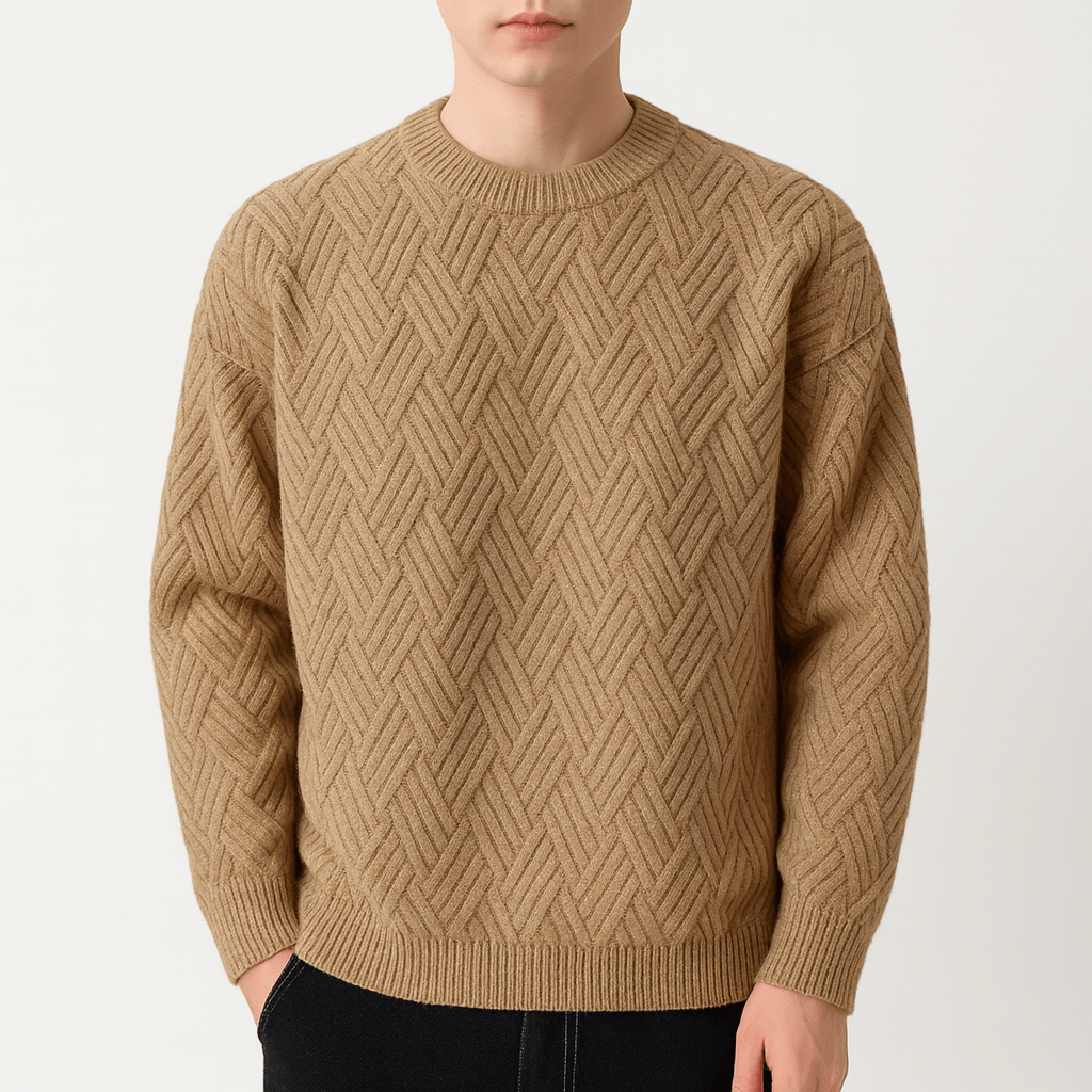 LUXEOUTFIT | Klassischer Strickpullover 0
