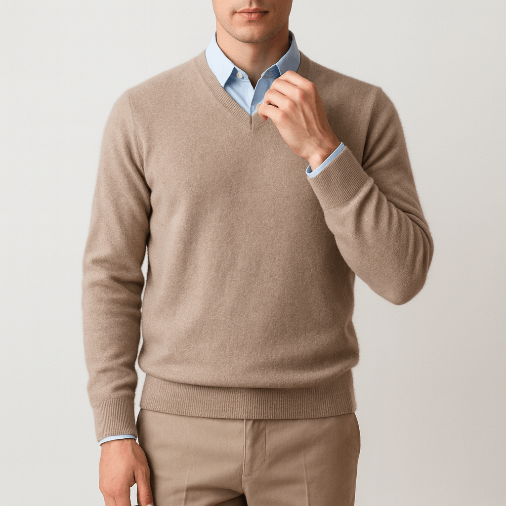 LUXEOUTFIT | Klassischer Strickpullover 8