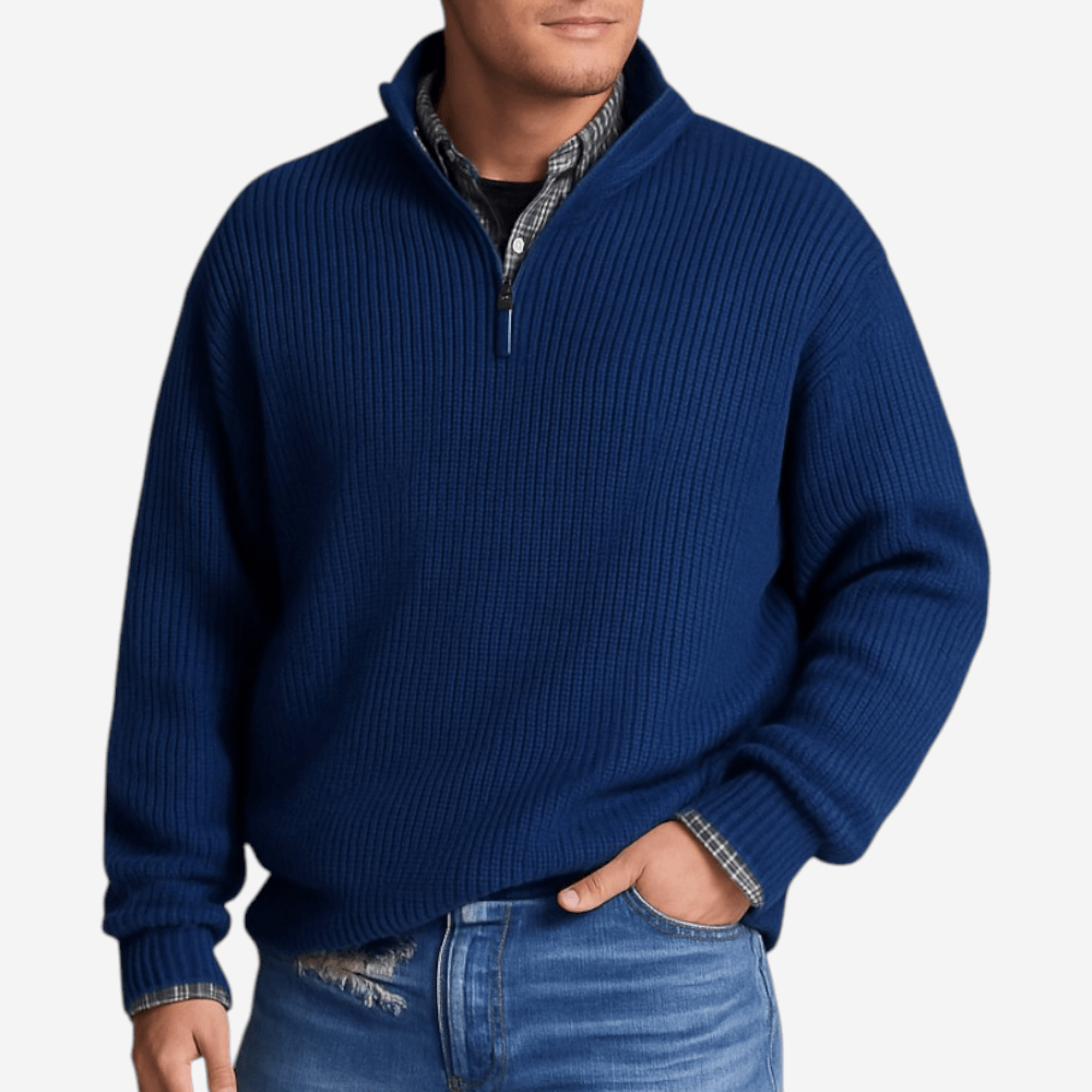 LUXEOUTFIT | Klassischer Wollpullover 0
