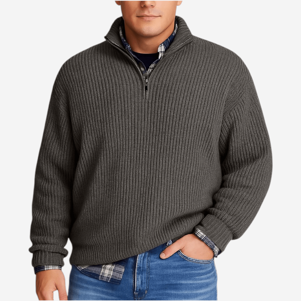 LUXEOUTFIT | Klassischer Wollpullover 3