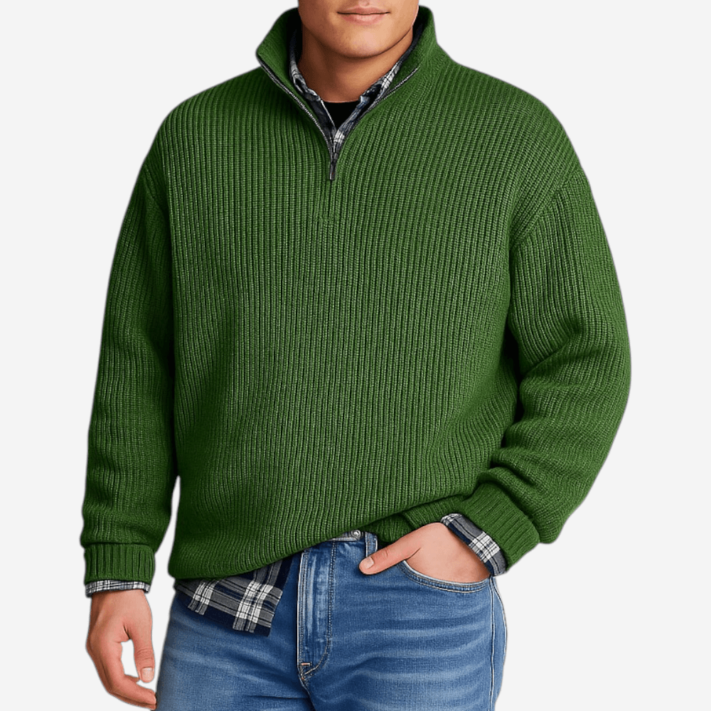 LUXEOUTFIT | Klassischer Wollpullover 4