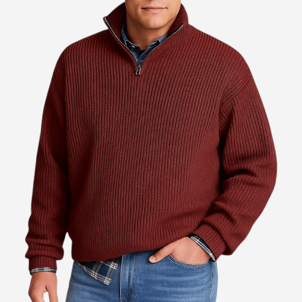 LUXEOUTFIT | Klassischer Wollpullover 5