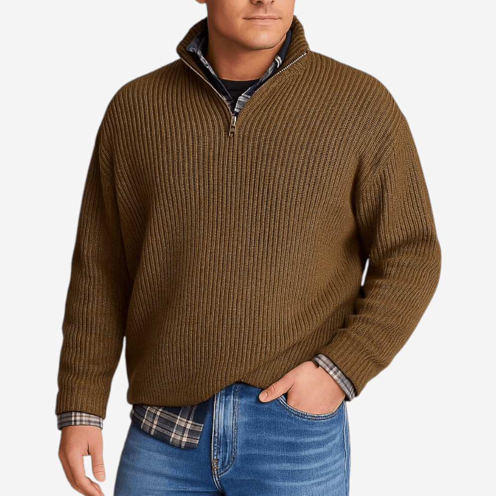 LUXEOUTFIT | Klassischer Wollpullover 6