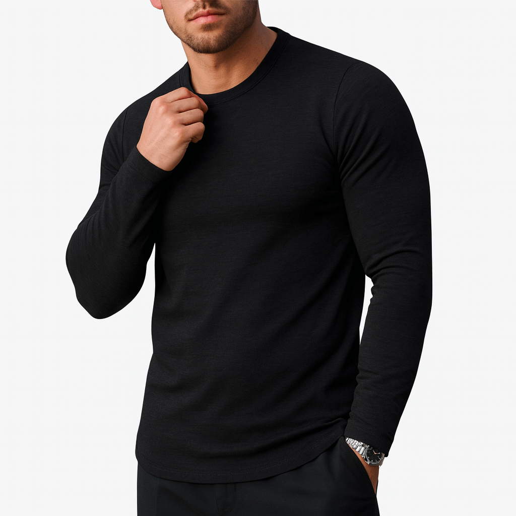 LUXEOUTFIT | Langärmliges Street-Shirt 3