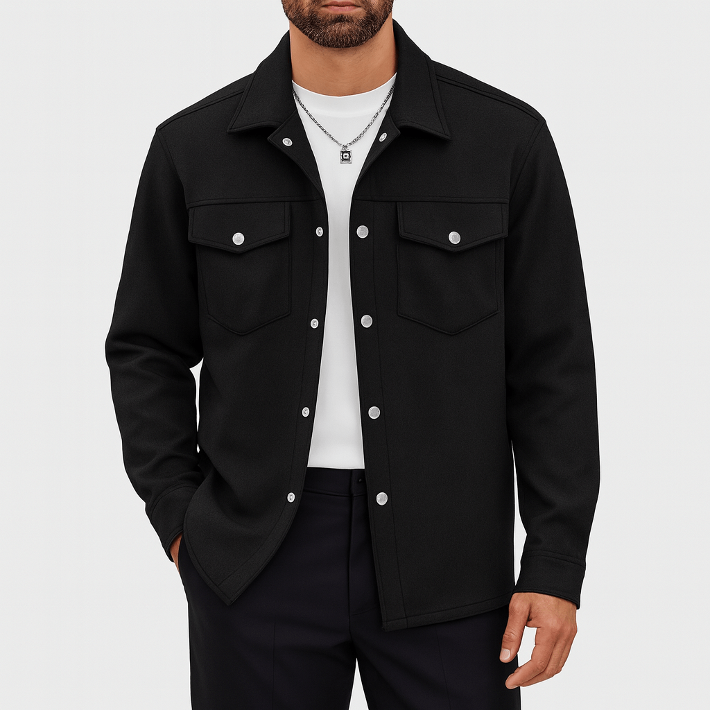 LUXEOUTFIT | Lässige Jacke mit Knöpfen 0