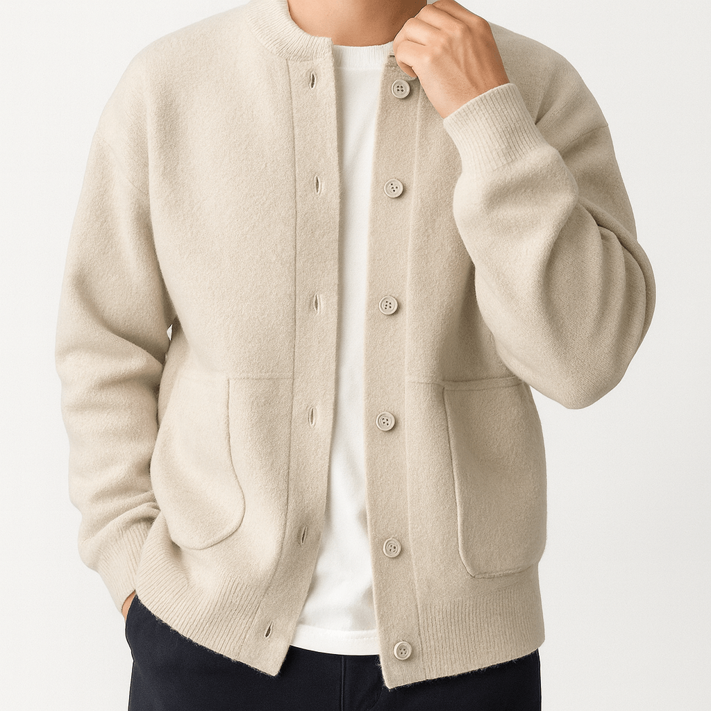 LUXEOUTFIT | Lässiger Cardigan mit Knöpfen 1