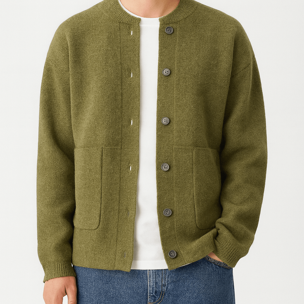 LUXEOUTFIT | Lässiger Cardigan mit Knöpfen 2