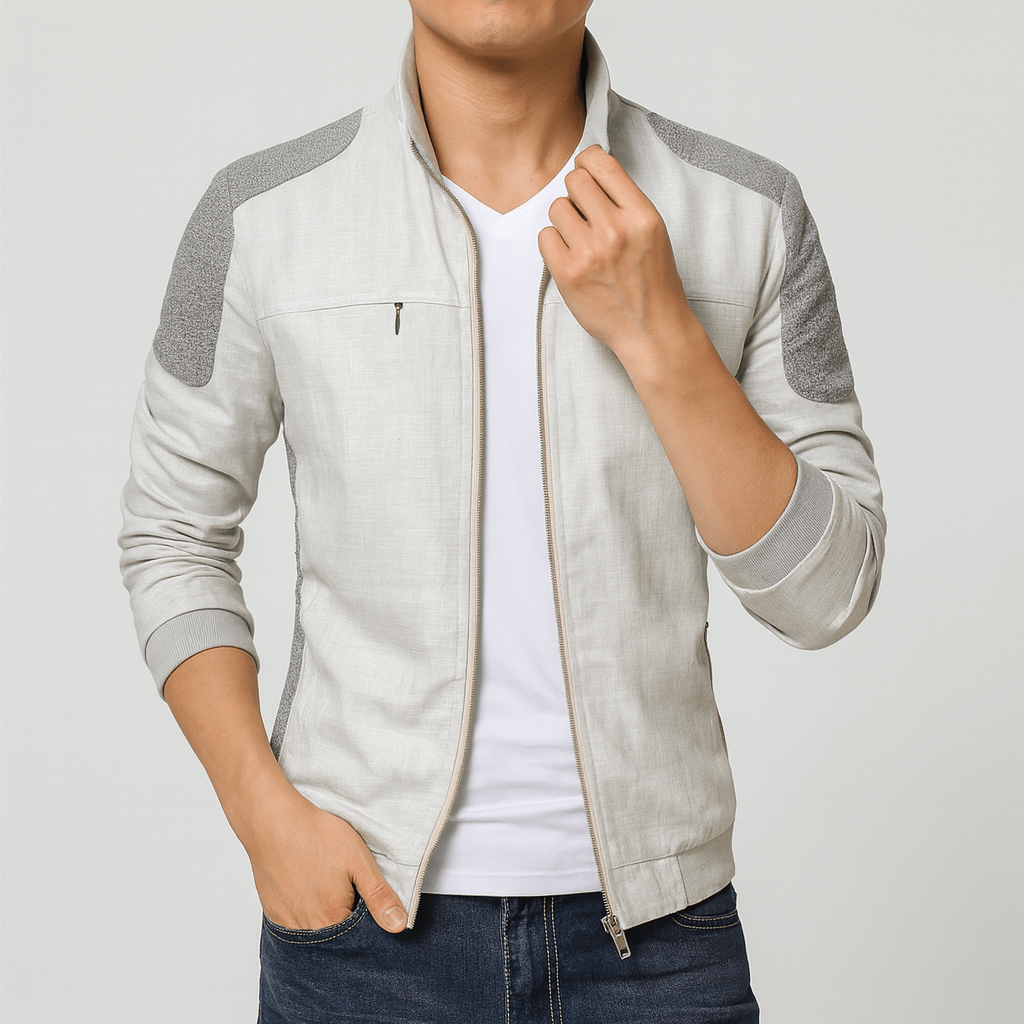 LUXEOUTFIT | Leichte Reißverschlussjacke 0