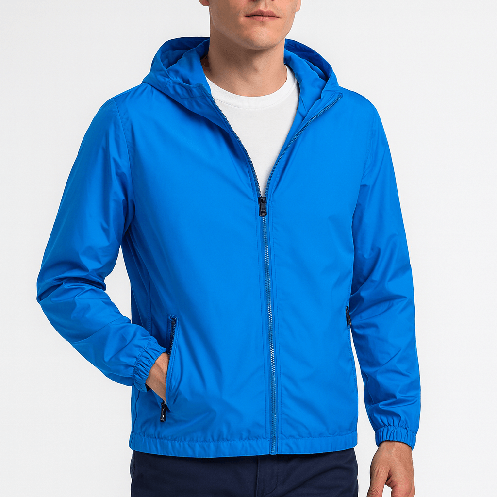 LUXEOUTFIT | Leichte, wasserdichte Windjacke mit Kapuze 3