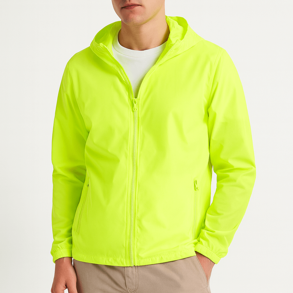 LUXEOUTFIT | Leichte, wasserdichte Windjacke mit Kapuze 4