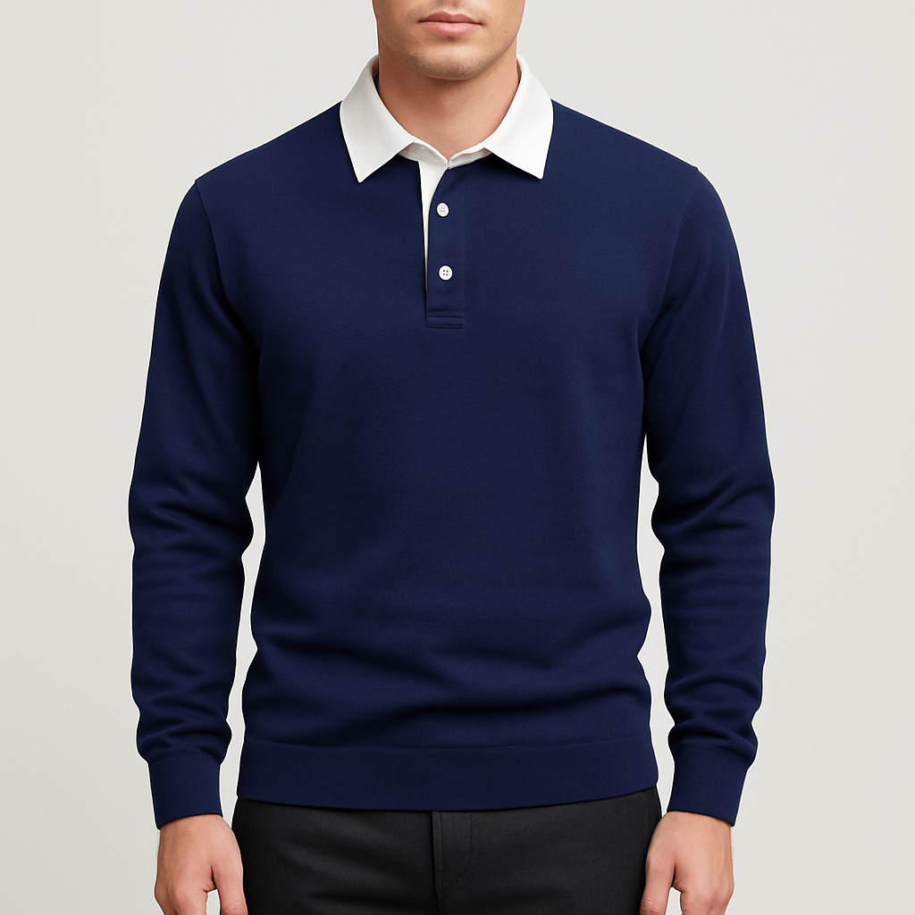 LUXEOUTFIT | Leichter Polopullover 0