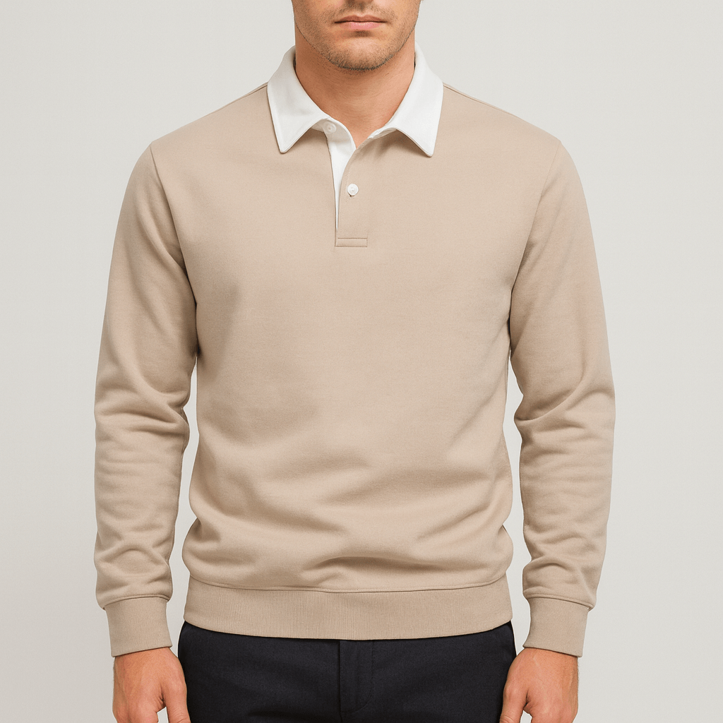 LUXEOUTFIT | Leichter Polopullover 1