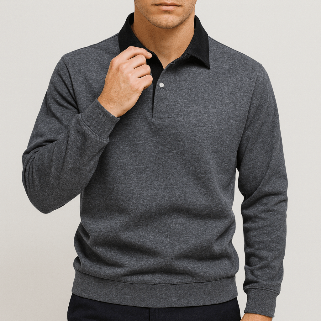 LUXEOUTFIT | Leichter Polopullover 2