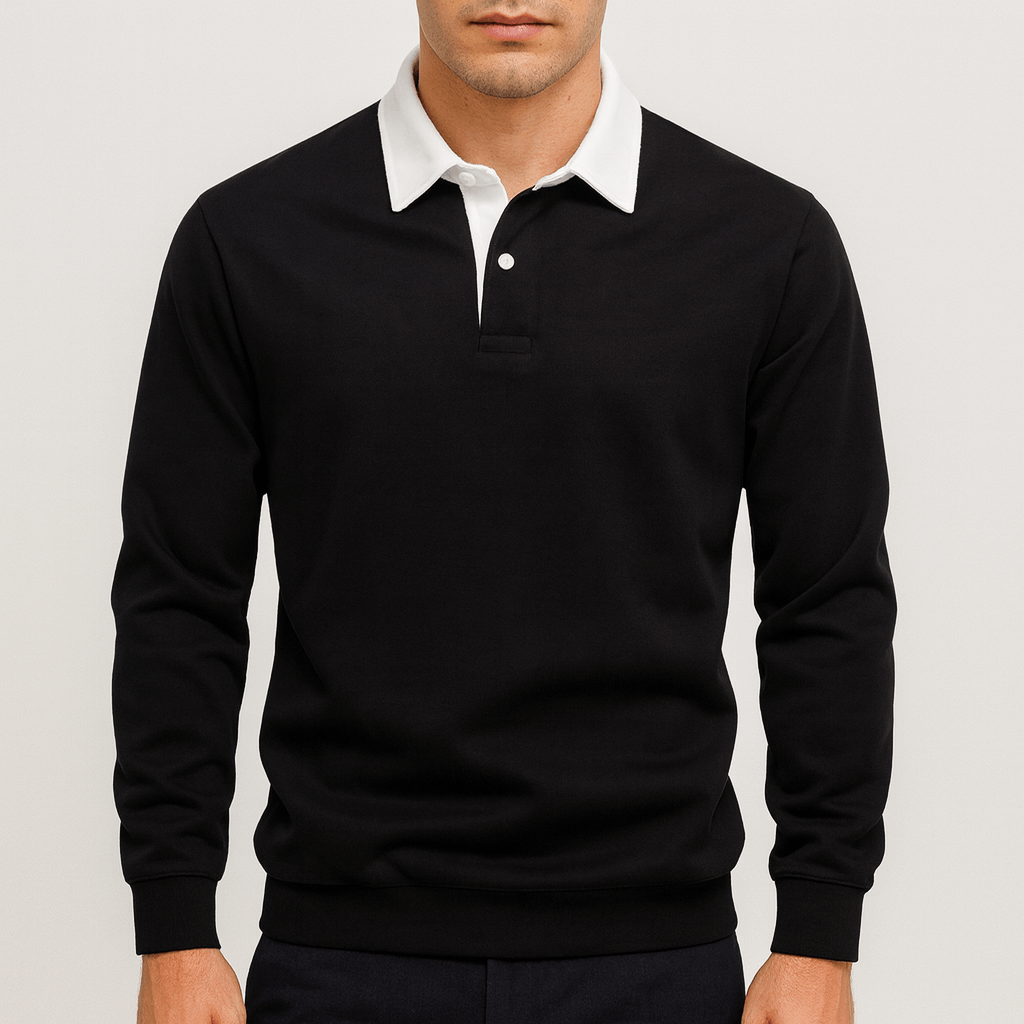 LUXEOUTFIT | Leichter Polopullover 3